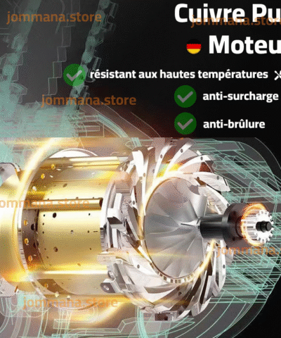 Tronçonneuse électrique sans fil portable avec double batterie 36v de la marque : MIAKIDA