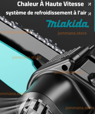 Tronçonneuse électrique sans fil portable avec double batterie 36v de la marque : MIAKIDA