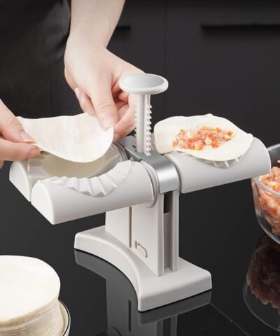 Machine à raviolis automatique à double tête en acier inoxydable