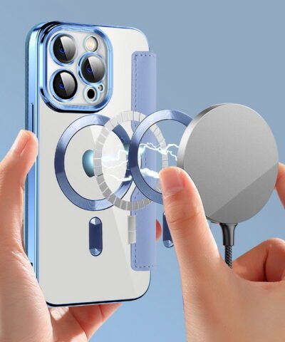 étui de protection en cuir pour iphone
