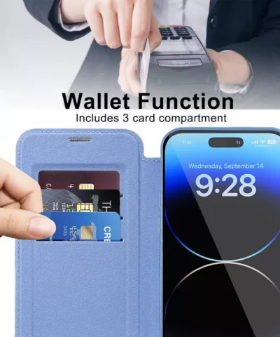 étui de protection en cuir pour iphone