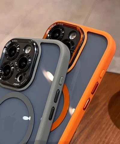 étui de protection antichoc pour téléphone portable avec appareil photo pour iPhone