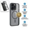 étui de protection antichoc pour téléphone portable avec appareil photo pour iPhone – White + Benefit List image