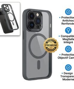 étui de protection antichoc pour téléphone portable avec appareil photo pour iPhone – White + Benefit List image