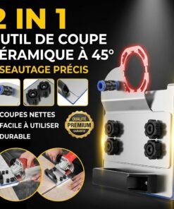 Outil de coupe de bord en céramique à 45 degrés – White Studio image