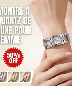 Montre à quartz de luxe pour femme – Lifestyle + Discount Badge image