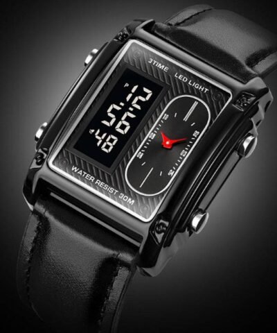 Montre homme élégante, multifonctionnelle et étanche